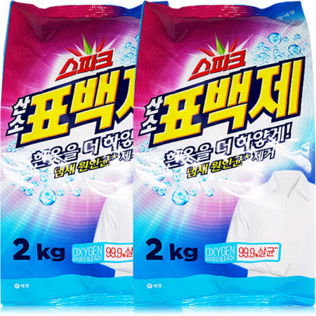애경산업 스파크 산소표백제 리필 2kg 2개