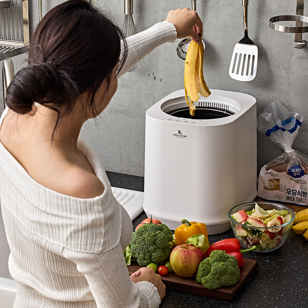 리쿡 음식물처리기 더펠리체 4L 건조 분쇄형 가정용 분리 세척 자동