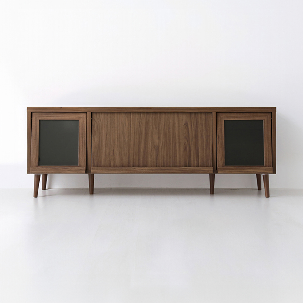 필몬 TV거실장 3문 58160 1600x400x580mm, 미들브라운 0036. 9802