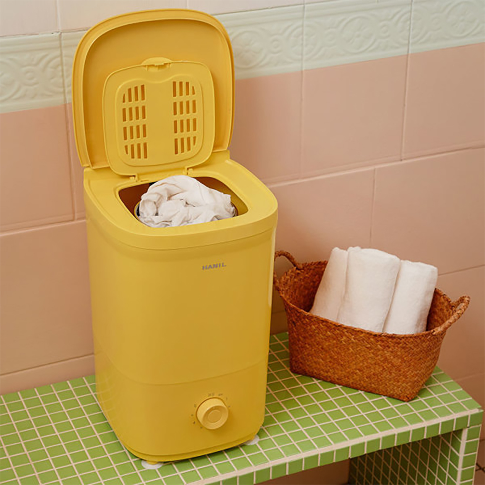 한일 짤순이 음식물 세탁 미니 만능 탈수기 오이지 만두소 수영장