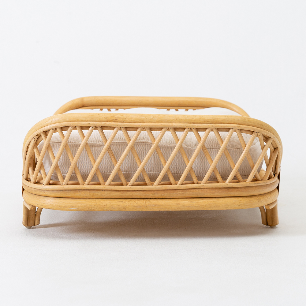 에스닉 라탄 강아지침대 쇼파 고양이해먹 애견 펫베드 반려견 방석