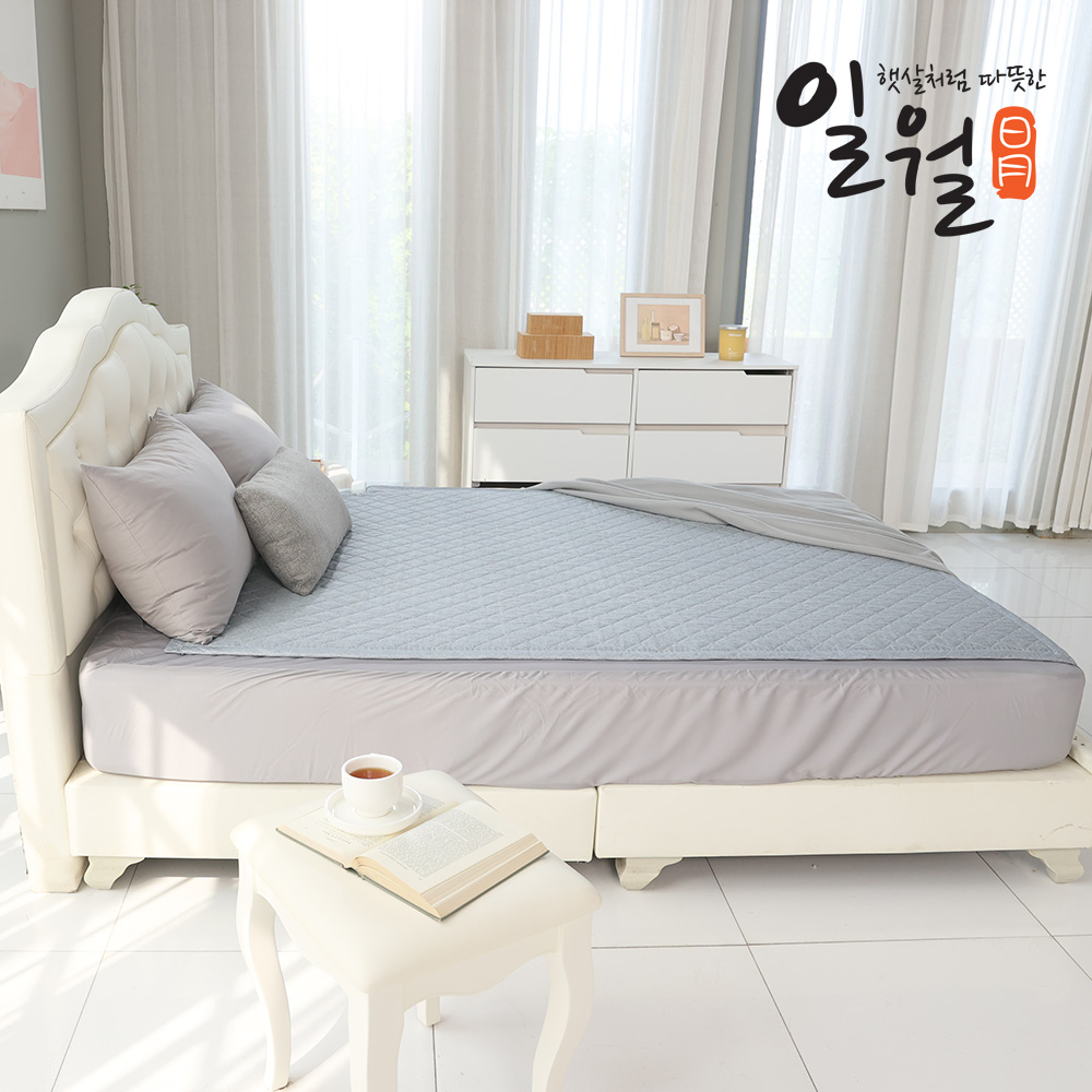 일월 전기매트 텐셀그레이 워셔블 탄소 카본매트 전기요 싱글