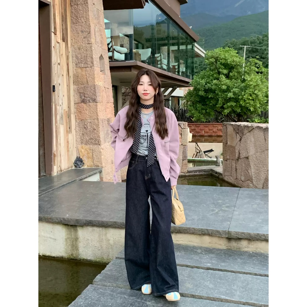 살롱드립2 60화 김태리 팬츠 바지 와이드 데님 캐주얼 의상 옷 패션 - 상세 이미지 2
