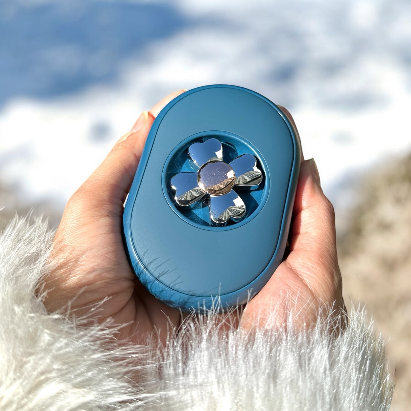 에디토 전기 핫팩 휴대용 충전식 손난로 양면발열 손날로 10000mAh 보조배터리 1+1 이미지 7