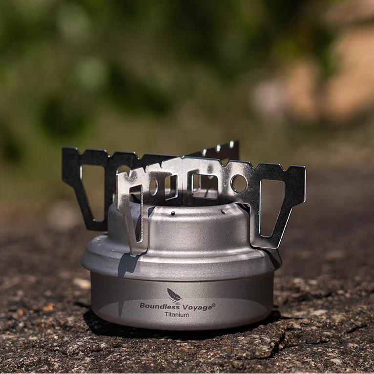 대륙의 스노우피크 티타늄 알콜스토브 41g 초경량 백패킹 알콜버너