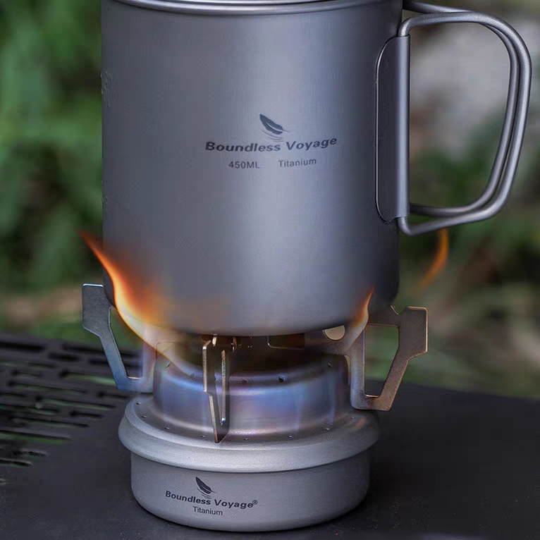 대륙의 스노우피크 티타늄 알콜스토브 41g 초경량 백패킹 알콜버너