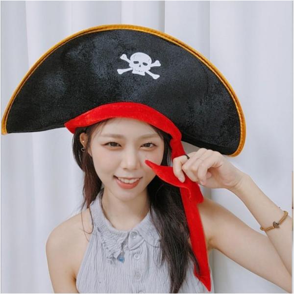 모자 후크선장 생일 파티 할로윈 크리스마스 기념일 축하식 파자마파티 홈파티 어린이집 인생사진 학예회 졸업사진 : 더롱런