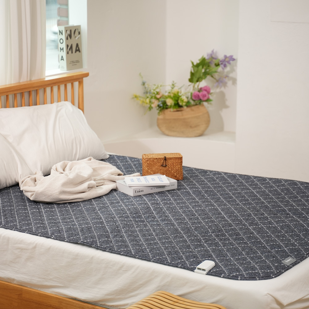 일월 25년형 피치블로썸 온열매트 사계절 초절전형 카본 탄소매트 전기매트 싱글