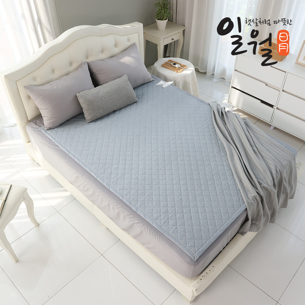 일월 전기매트 텐셀그레이 워셔블 탄소 카본매트 전기요 싱글