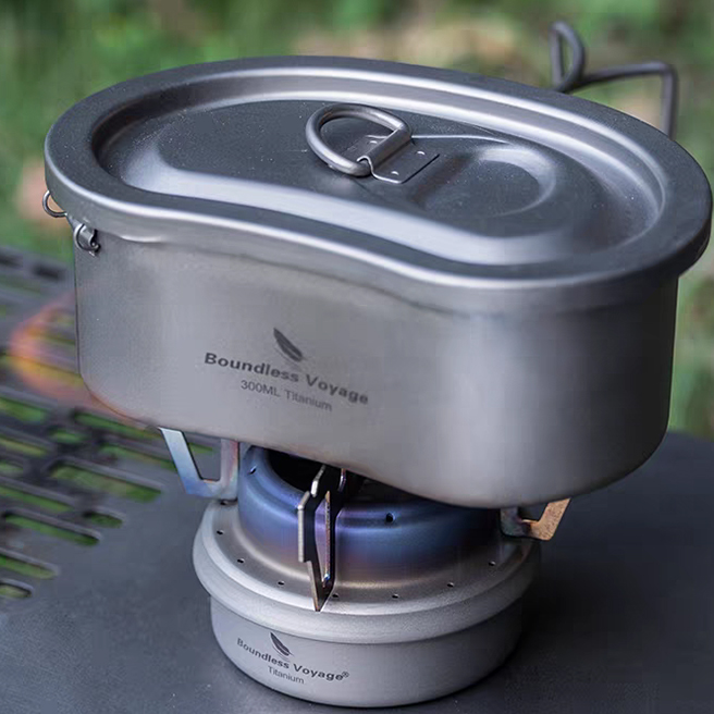 대륙의 스노우피크 티타늄 알콜스토브 41g 초경량 백패킹 알콜버너