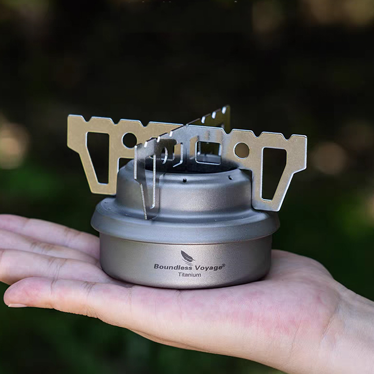 대륙의 스노우피크 티타늄 알콜스토브 41g 초경량 백패킹 알콜버너