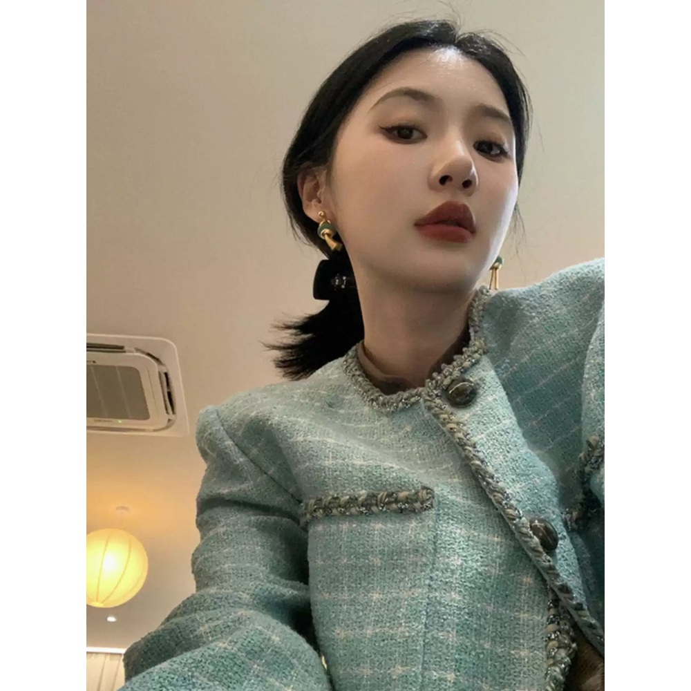 손해보기싫어서 12화 신민아 코트 자켓 손해영 체크 프렌치 의상 옷 패션 - 상세 이미지 4