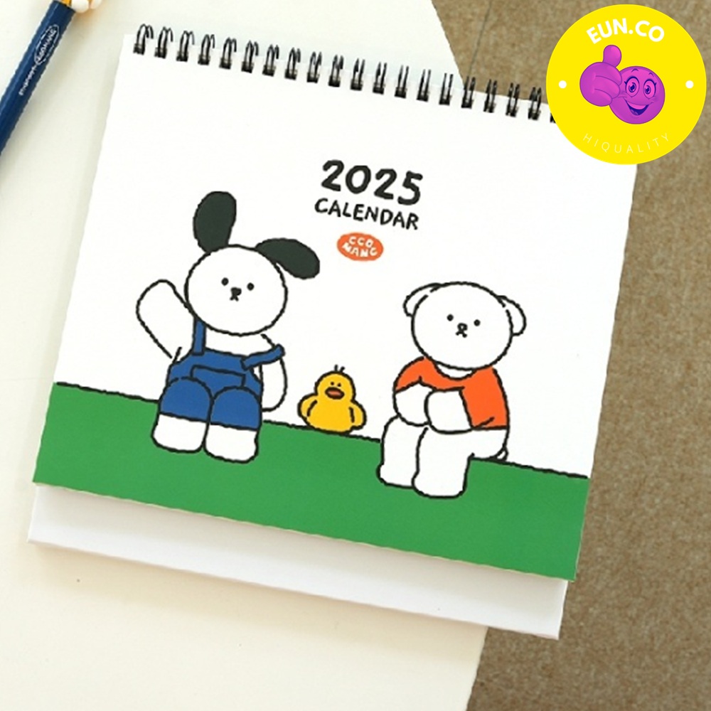 2025년 신년 캘린더 탁상 데스크 캘린더 사무용 책상 달력 - 상품 이미지