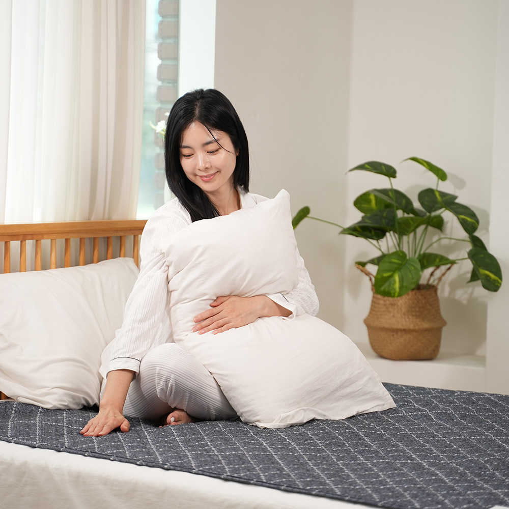 일월 25년형 피치블로썸 온열매트 사계절 초절전형 카본 탄소매트 전기매트 싱글