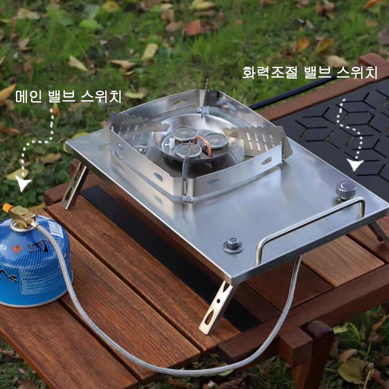 igt테이블 캠핑 알루미늄 경량 접이식 버너 테이블 이미지 7