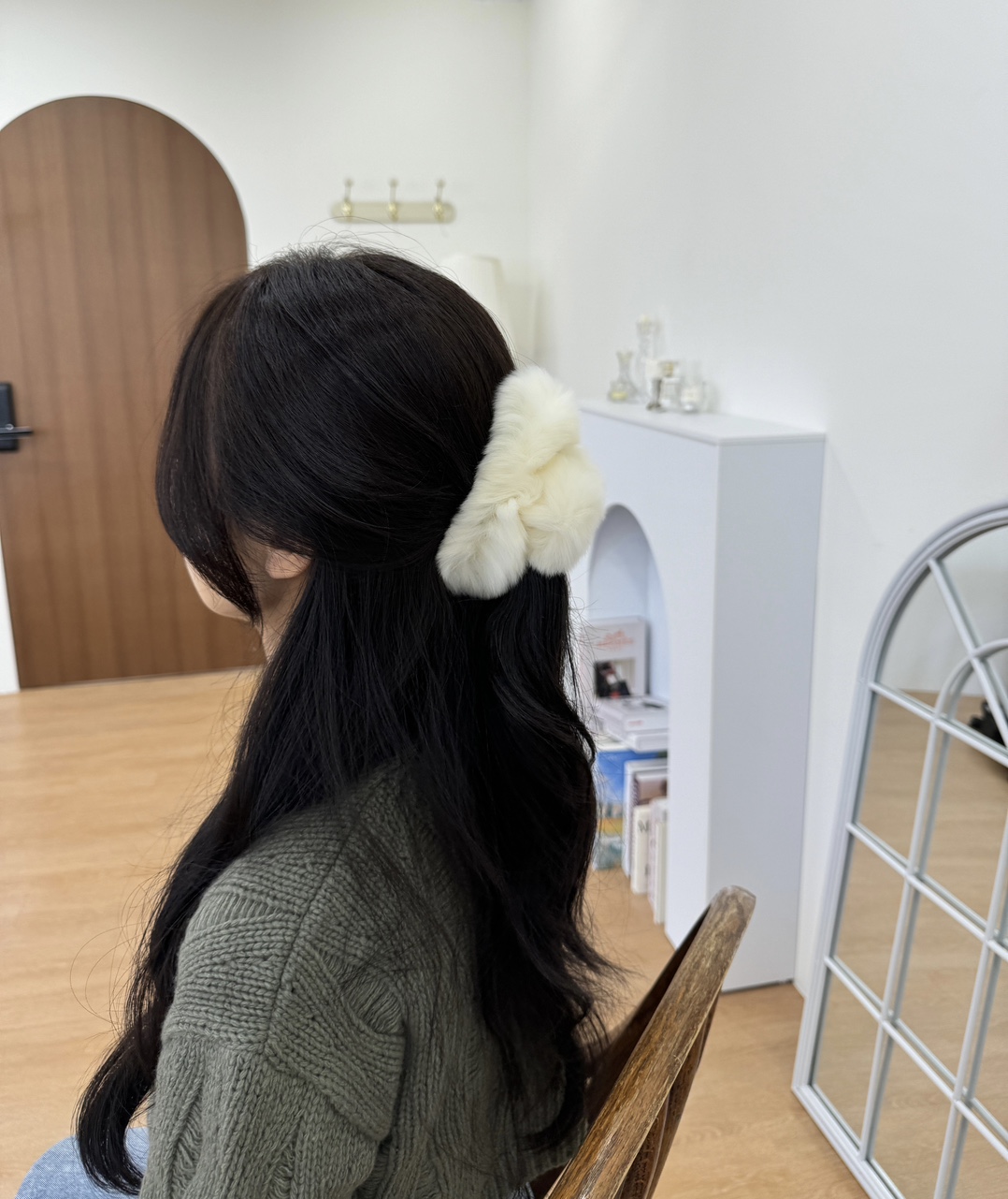 빅헤어집게핀 토끼털집게핀 반묶음헤어 올림머리스타일 헤어핀추천