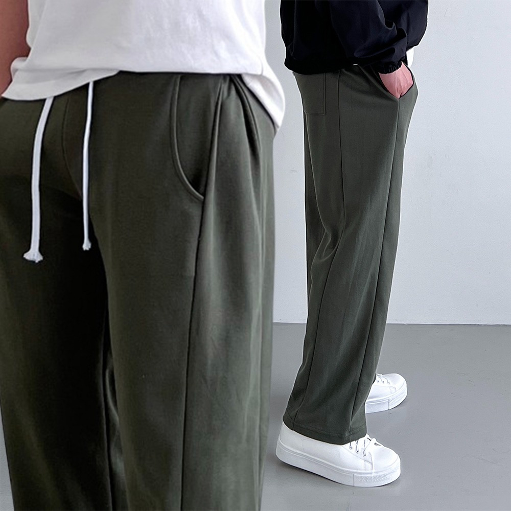 1+1 남자와이드트레이닝팬츠 스웻팬츠 남자통바지 통큰바지 - 상품 이미지