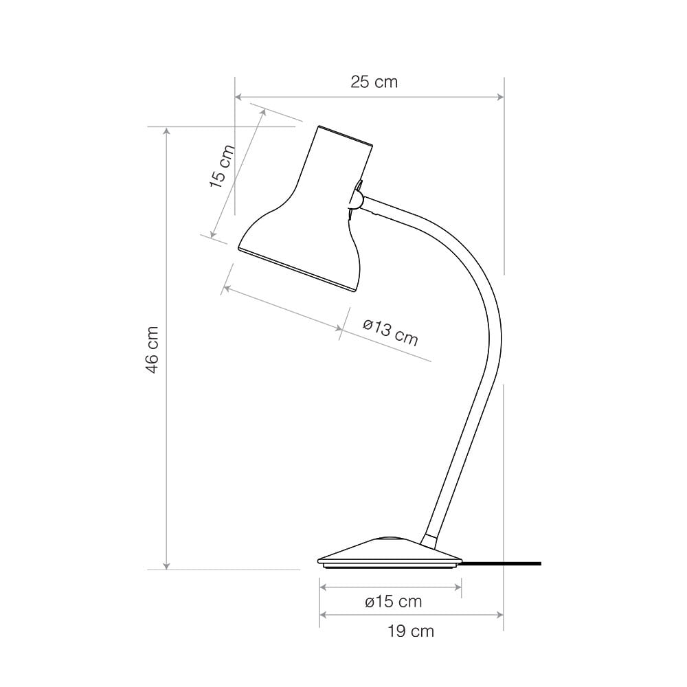 Anglepoise TYPE75 Mini Table Black Umber 테이블 조명
