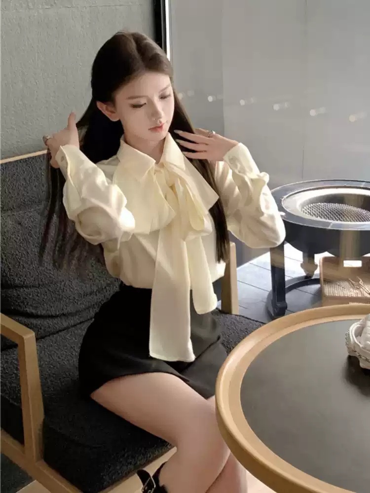 수지맞은 우리 122화 함은정 블라우스 셔츠 진수지 타이 프렌치 의상 옷 패션 - 상세 이미지 2