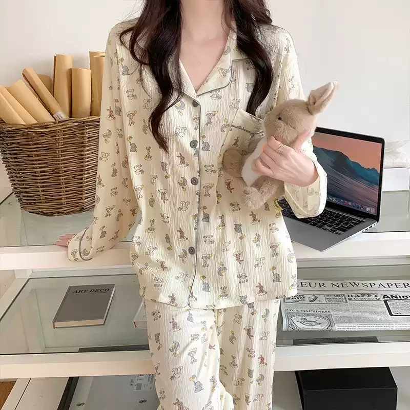 손해보기싫어서 12화 한지현 잠옷 홈웨어 남자연 파자마 긴소매 의상 옷 패션 - 상세 이미지 4