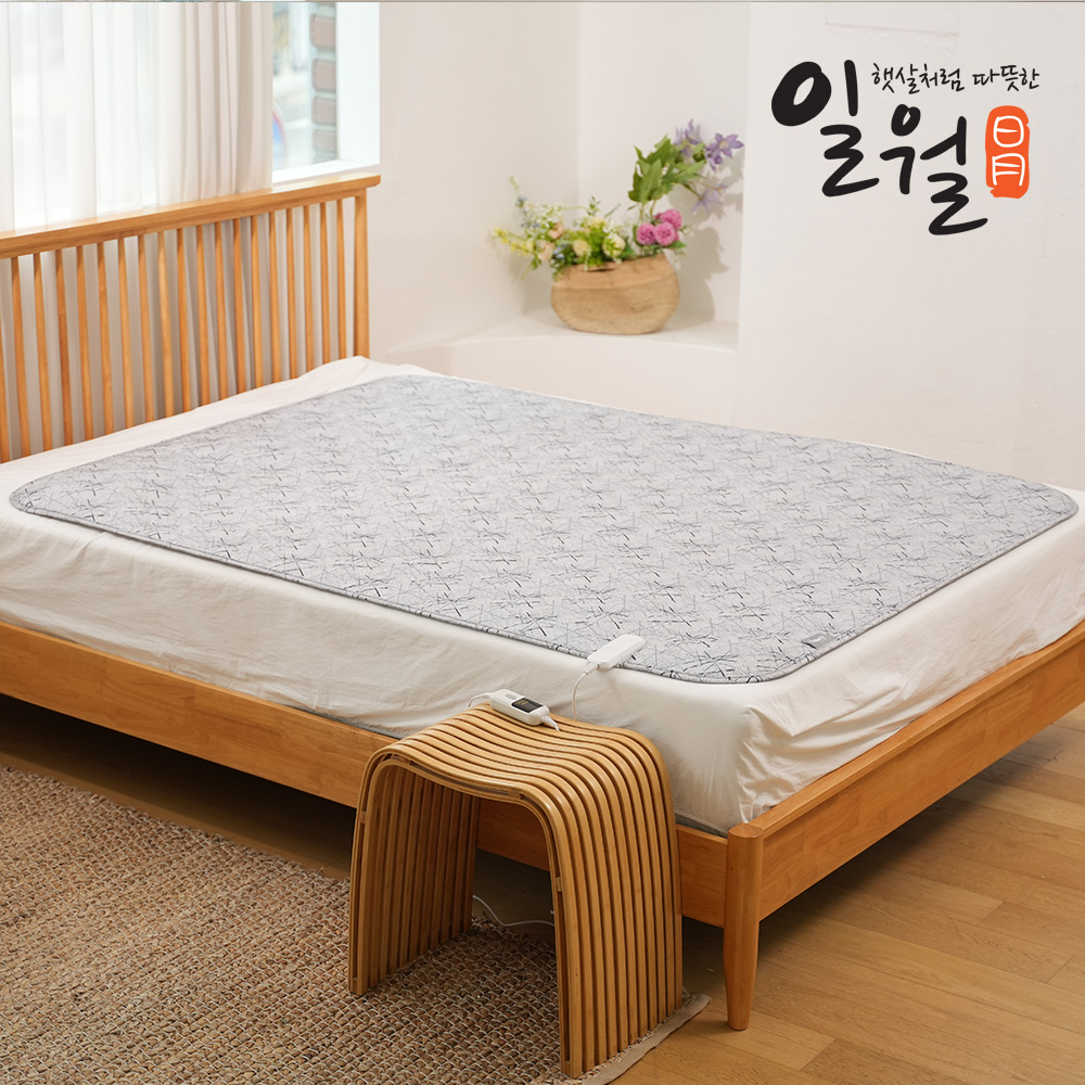 일월 카본 탄소매트 피치터치 초절전형 세탁가능 전기매트 전기장판 싱글