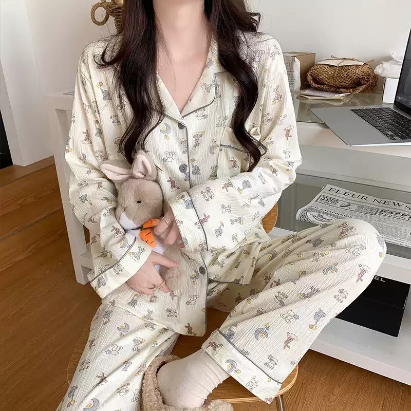 손해보기싫어서 12화 한지현 잠옷 홈웨어 남자연 파자마 긴소매 의상 옷 패션 - 상세 이미지 3