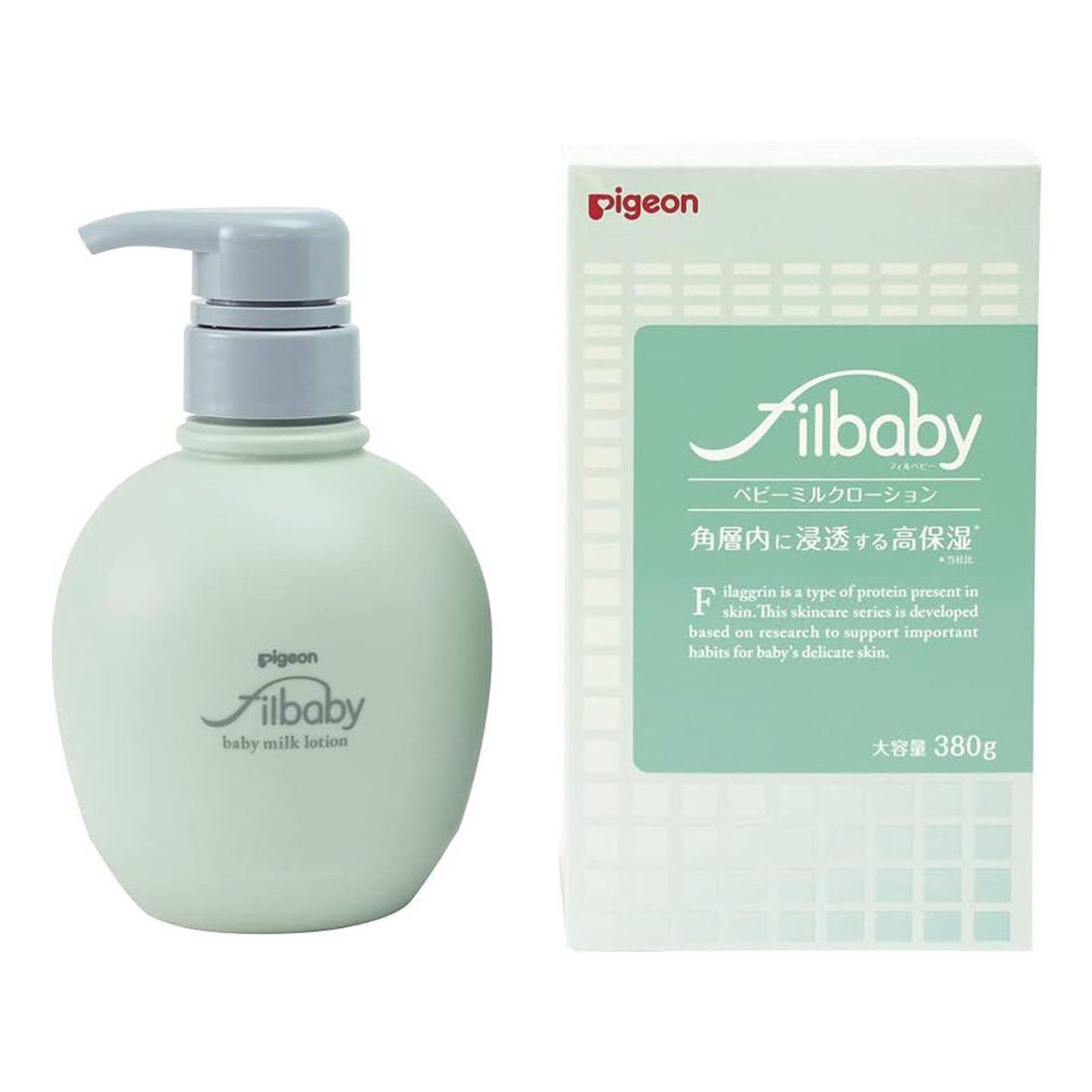 Pigeon 피죤 민감성 피부용 필 베이비 리페어 밀크 로션 380g 일본직구 고보습