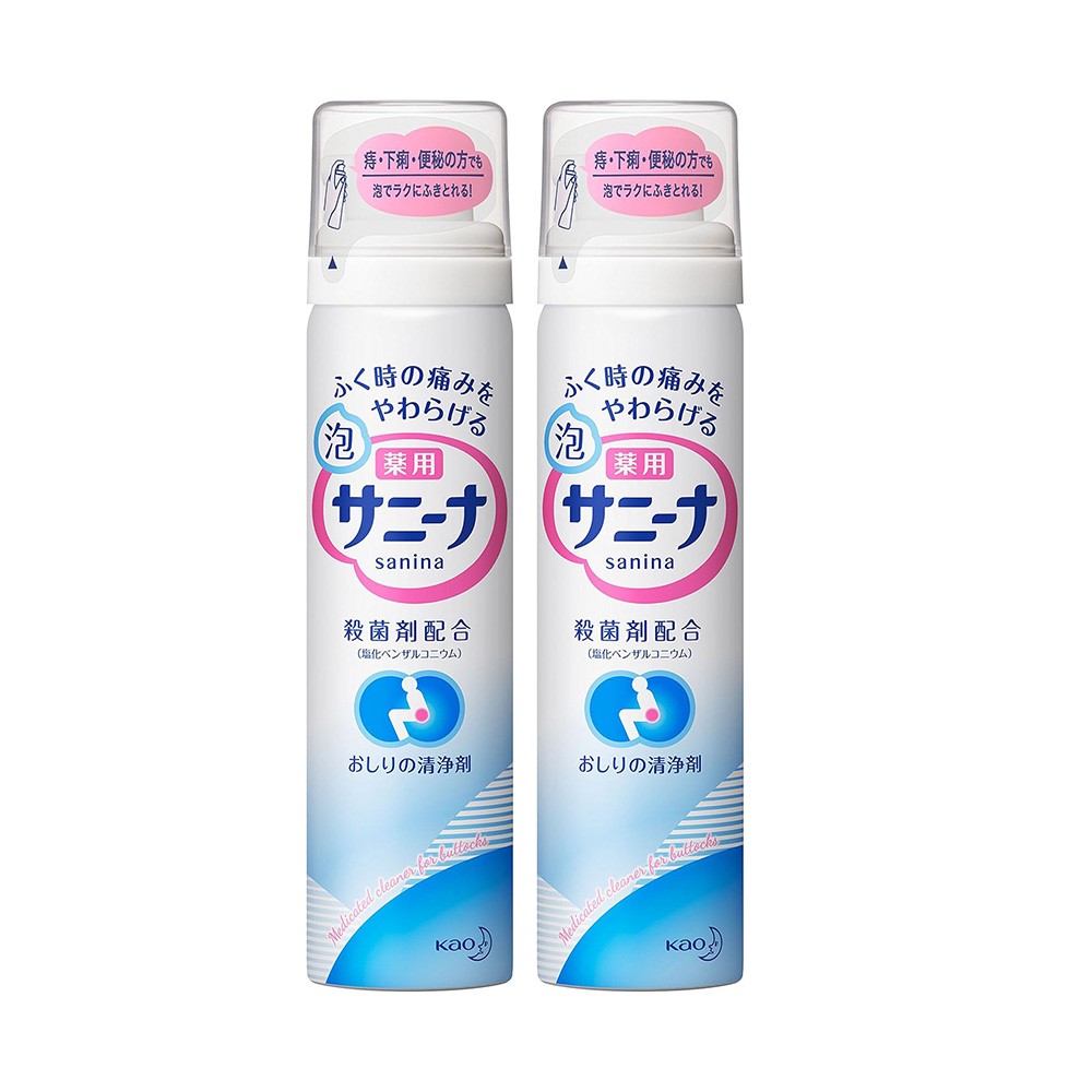 카오 사니나 엉덩이 세정제 거품 70g 2개세트 치질 등