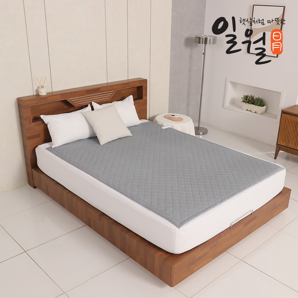 일월 전기매트 텐셀그레이 워셔블 탄소 카본매트 전기요 싱글