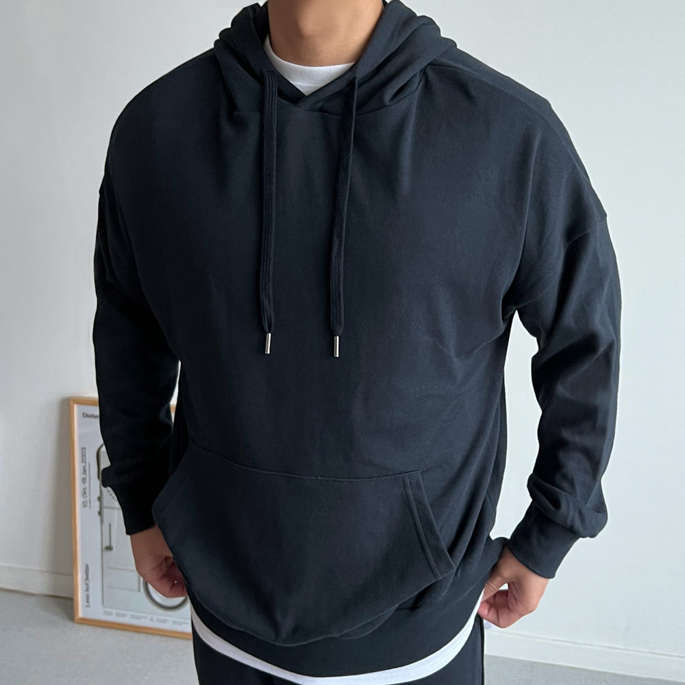 무지후드티 오버핏후드티 이미지 7
