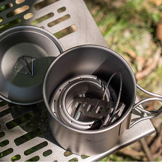 대륙의 스노우피크 티타늄 알콜스토브 41g 초경량 백패킹 알콜버너