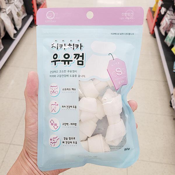 치카치카 우유껌 S 90g : 내일 배송