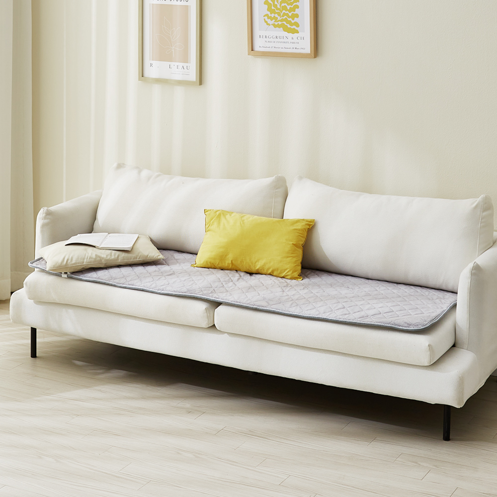 침대 전기장판 1인용 탄소매트 극세사그레이 온열매트 숏미니싱글