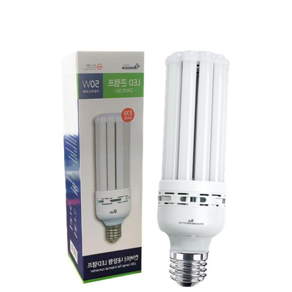 주광색 콘램프 LED전구 E39소켓 6500K 50W 컨버터내장형