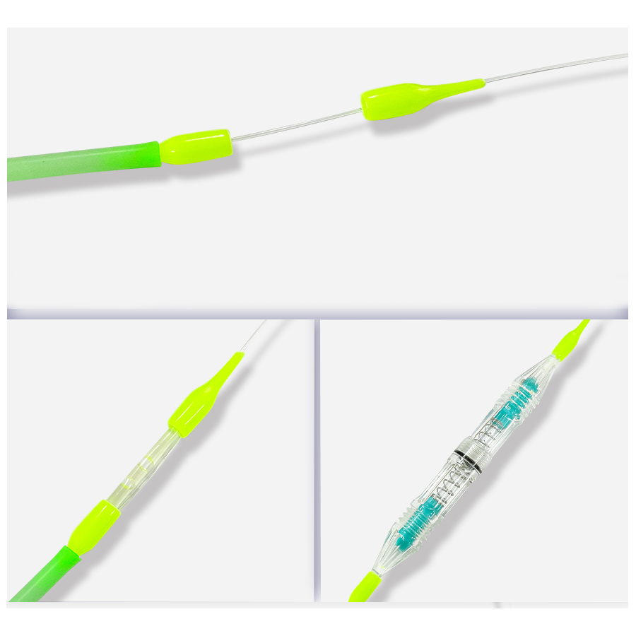 문라이트 갈치를 유혹하는 레드컬러바늘 MLT-03 갈치 텐빈 채비 야광 틴셀 천평 파이프 - 상세 이미지 3