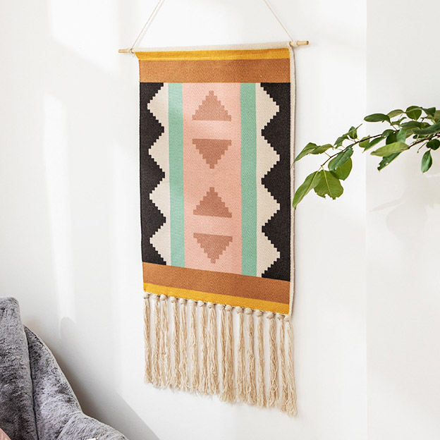 감성 행잉 패브릭포스터 두꺼비집 가리개 거실 벽 배전함 커버 모로코