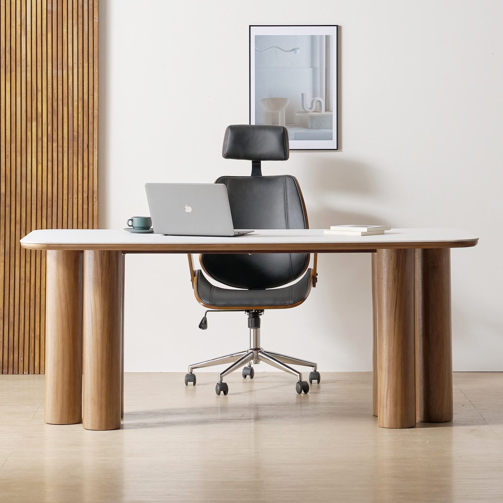 파소 허리편한 컴퓨터 책상의자 사무실 회전 바퀴 중역 의자 블랙 - 상세 이미지 2