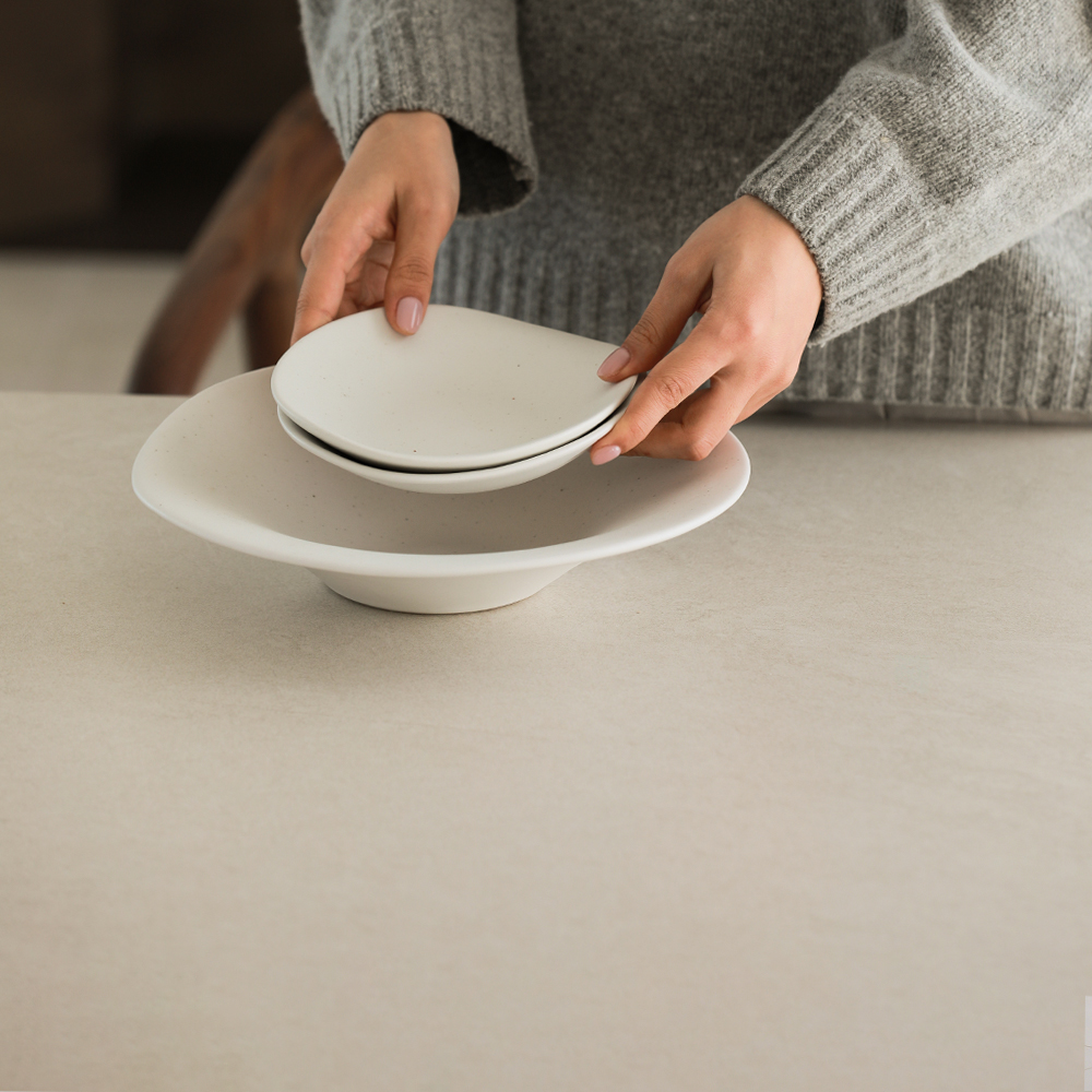 라미에스 베른 월넛 호두나무 포세린 세라믹 식탁세트 4인용 1400 의자2 벤치1