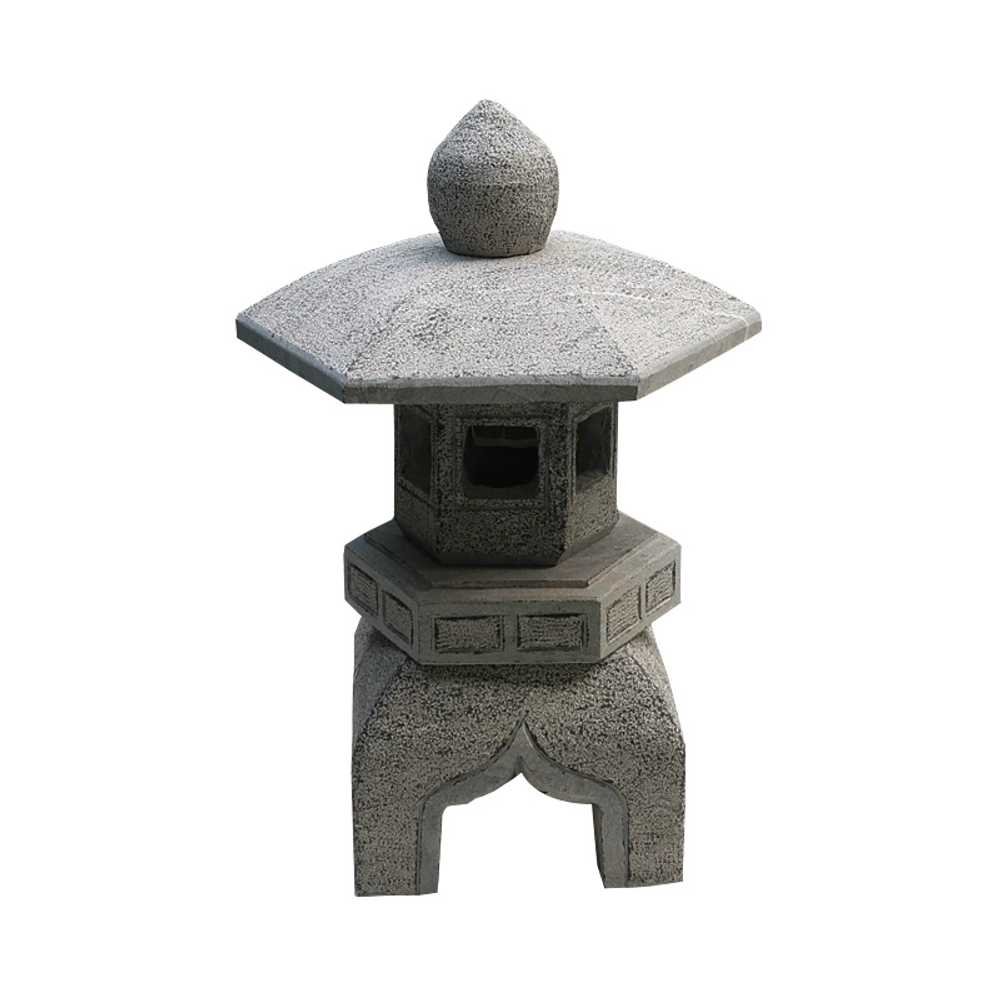 돌탑 미니 석등 화단 자연석 공원 인테리어 가드닝 A 30cm - 상세 이미지 5