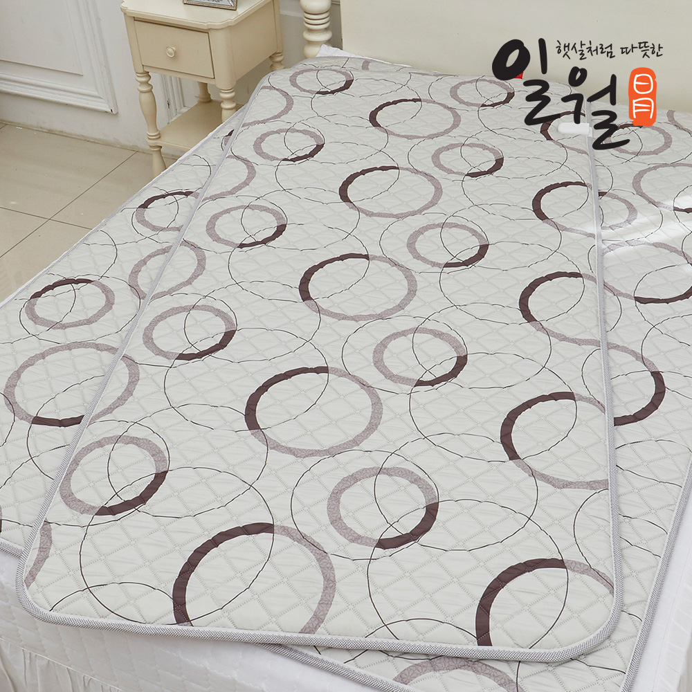 일월 전기매트 카본매트 전기요 워셔블 동그라미 싱글