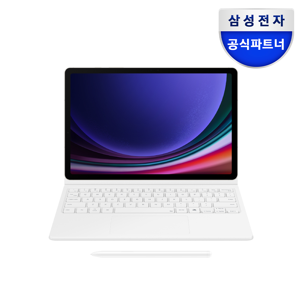 삼성 정품 AI 키보드 북커버 케이스 터치패드 블랙, 갤럭시탭 S9 / S9 FE - 상세 이미지 2