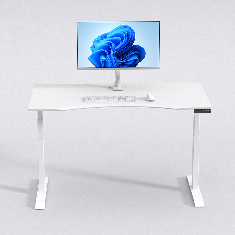 루나랩 모션 데스크 높이조절 스탠딩 높낮이조절 전동 책상 듀얼모터 LITE 1200 블랙 커브