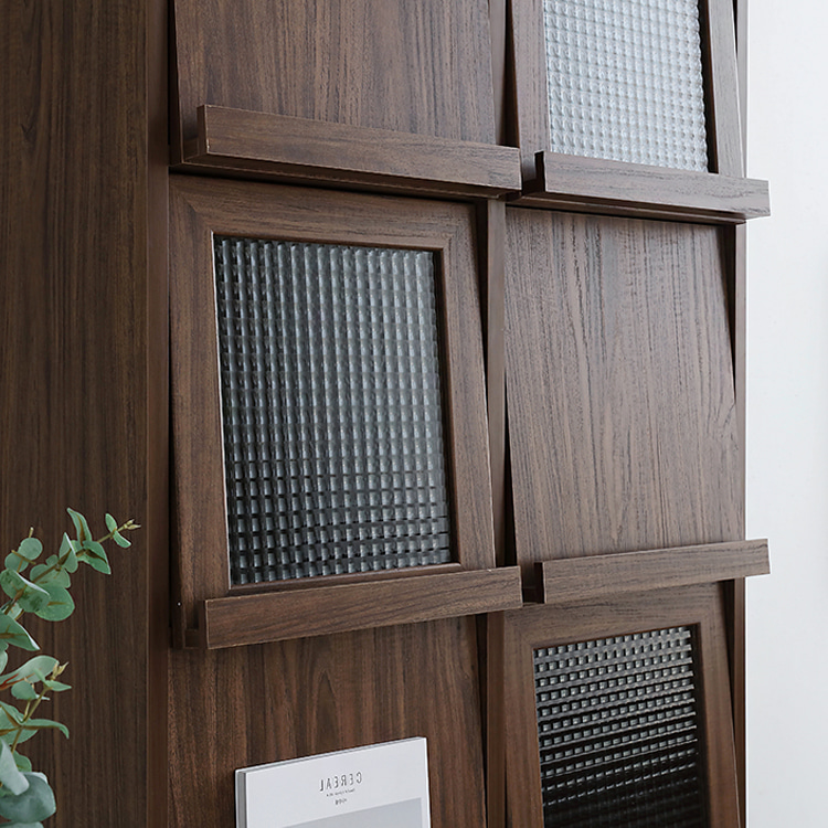 필몬 수납장 8문 NFM17380F 세로형 810x450x1730mm, 4단, 미들브라운 0179.5172 - 상세 이미지 5