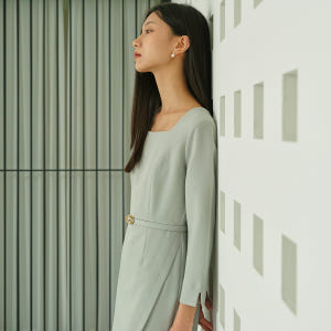 [임주은 착용] SCARLETT Square neck pencil dre... 착용 후기 | 사이즈/핏 총정리 - 상품 이미지 3