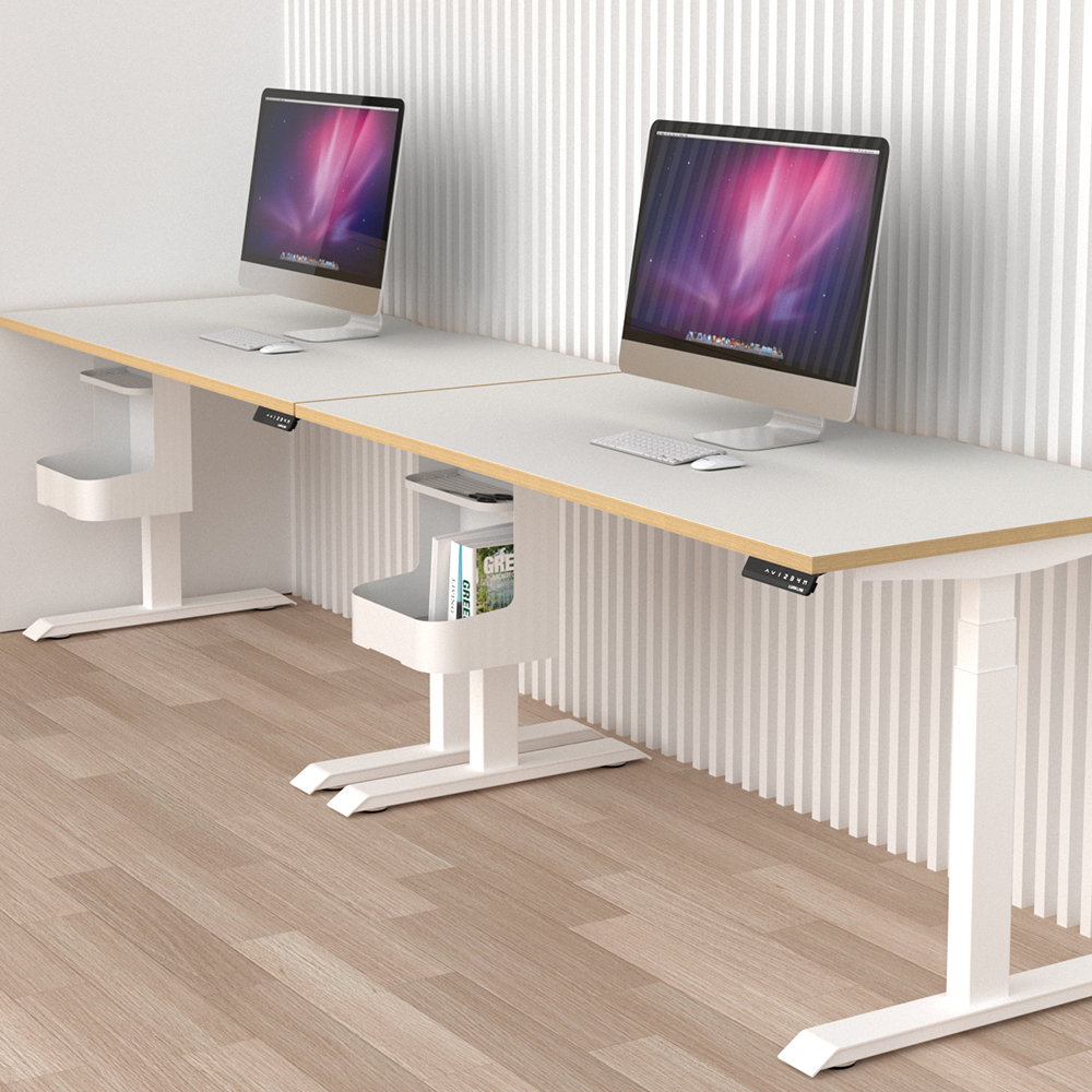 루나랩 모션 데스크 높이조절 스탠딩 높낮이조절 전동 책상 듀얼모터 LITE 1200 블랙 커브