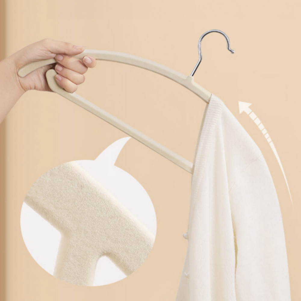 어깨뿔방지 벨벳 논슬립옷걸이 니트 정장 회전 옷걸이 10개