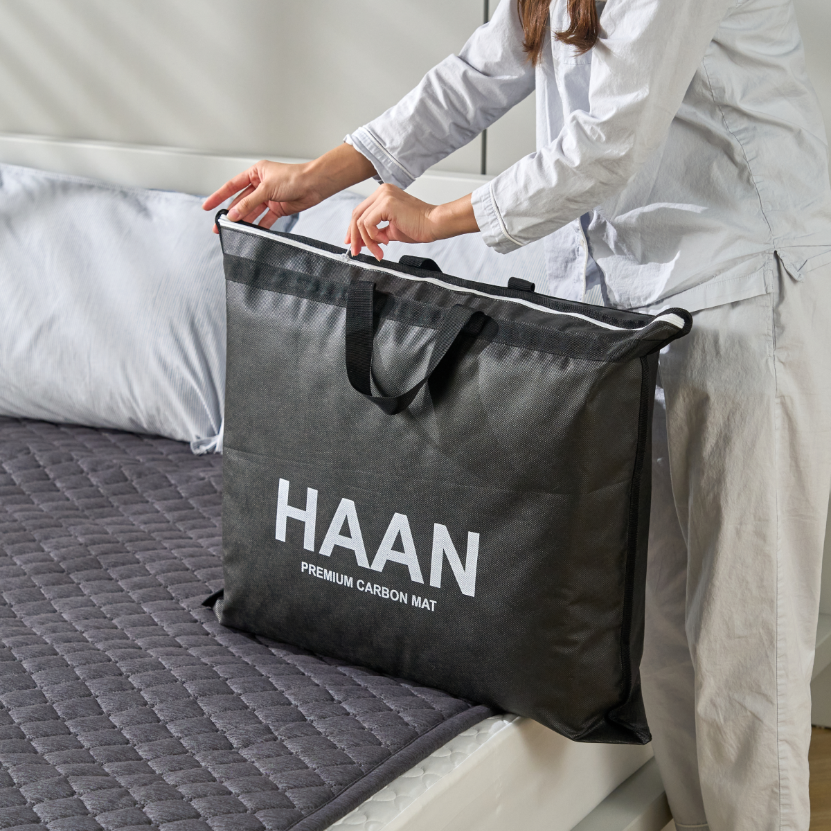 한경희 프리미엄 EMF 모션 인식 카본 탄소매트 전기장판