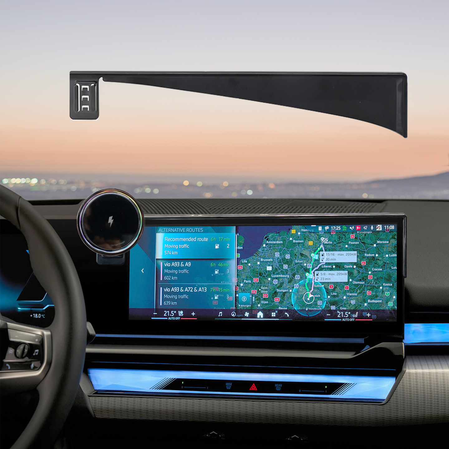 BMW5 G60 i5 전용 스크린 디스플레이 마운트 CLEC 거치대 2024년이후 - 상세 이미지 4