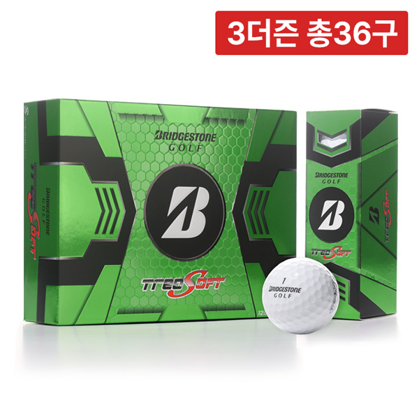 [3더즌 36구] 브리지스톤 트레오 소프트 골프공 - 상품 이미지