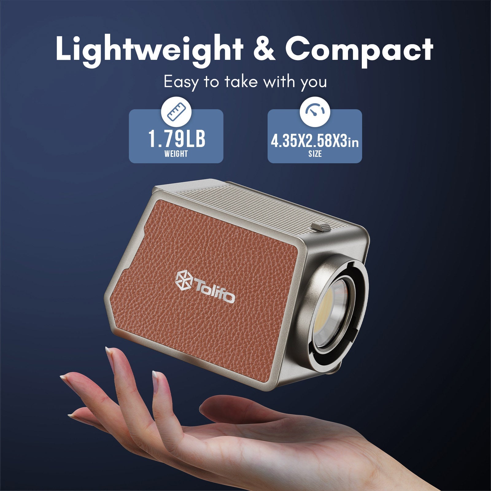 톨리포 TOLIFO PL100RGB LED 휴대용 방송 촬영 조명 18000mAh - 상세 이미지 3